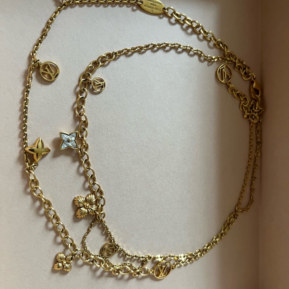 Blooming strass necklace Louis Vuitton